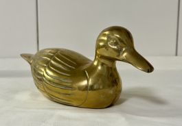 grosse, massive Messing-Ente
