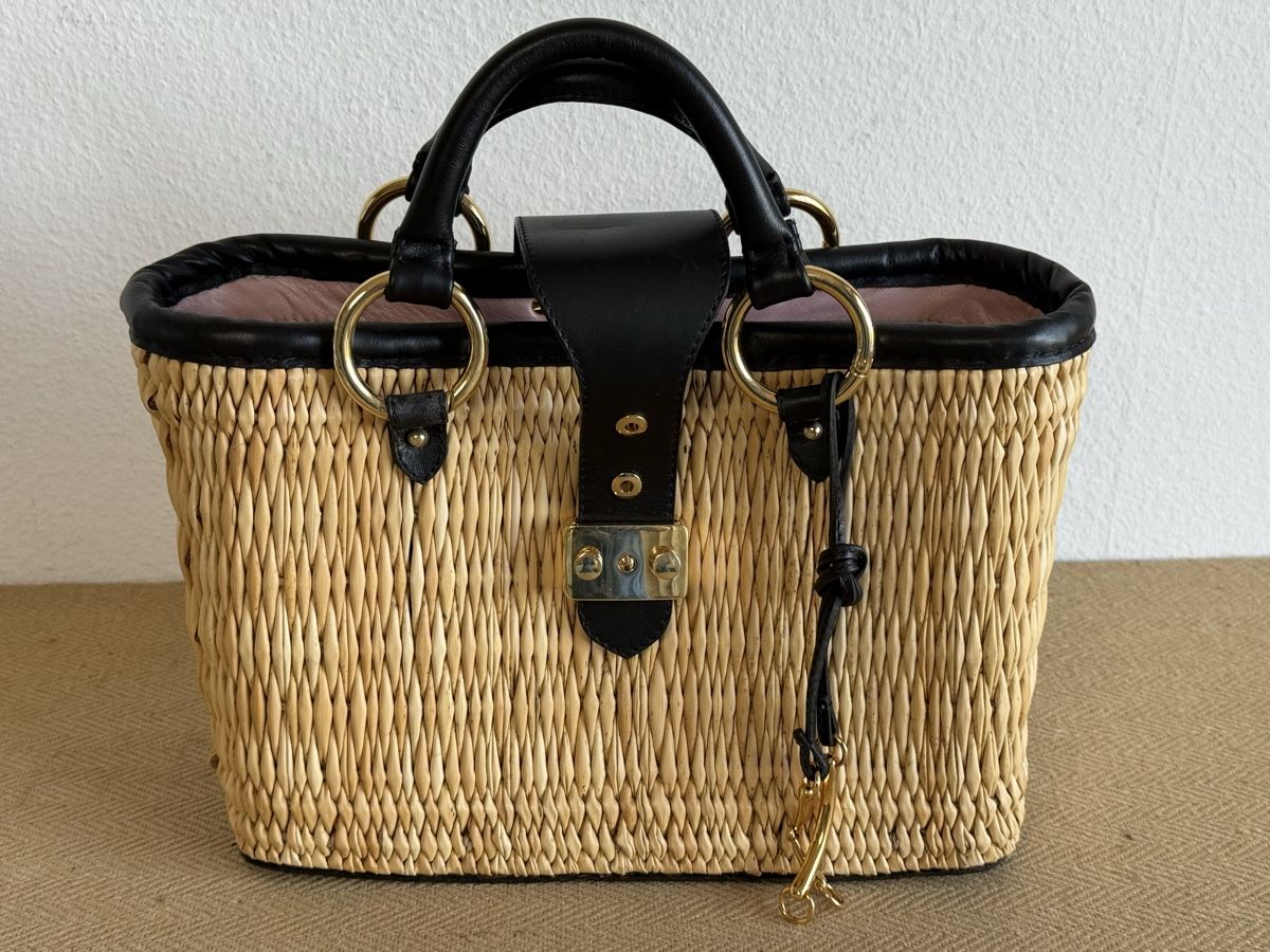 Taschen für Damen: Design Tasche Shopper TABEAS ST. MORITZ handcrafted – Gebraucht aus Konolfingen von petzipetz