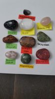 10er Set Trommelsteine mit seltenem Magnetitjade: Set 36