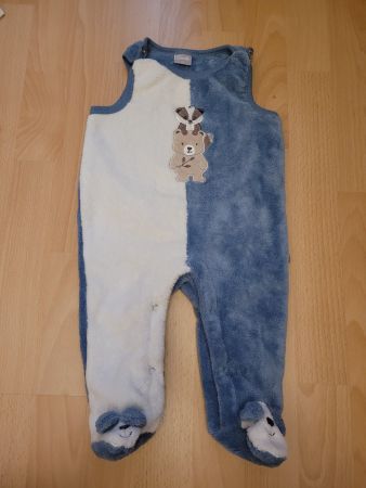 Flauschiger Pyjama Strampler gr. 62