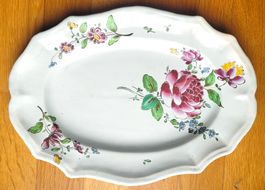Paul Hannong: Original FAYENCE-PLATTE 1760/ 1770