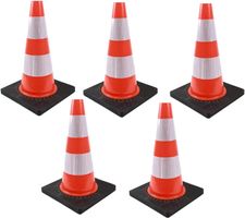 5x Verkehrskegel Pylone 45 cm