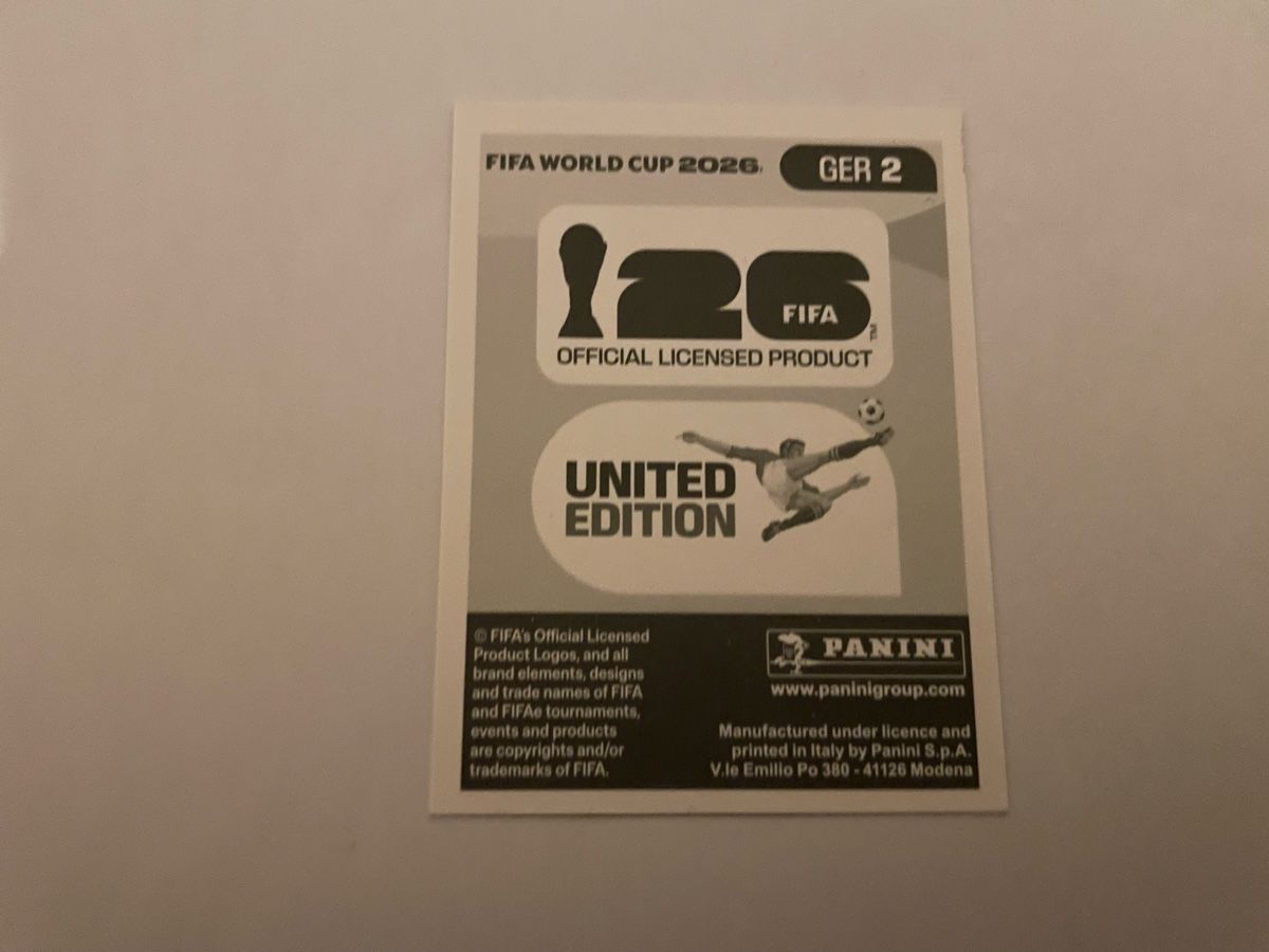 Panini Carte collezionabili: FIFA WM 2026 Marc-André Ter Stegen GER 2 – Nuovo (secondo la descrizione) da Winterthur venduto da Cobraforce 1