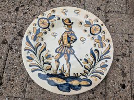 Talavera Teller Spanien Ritter