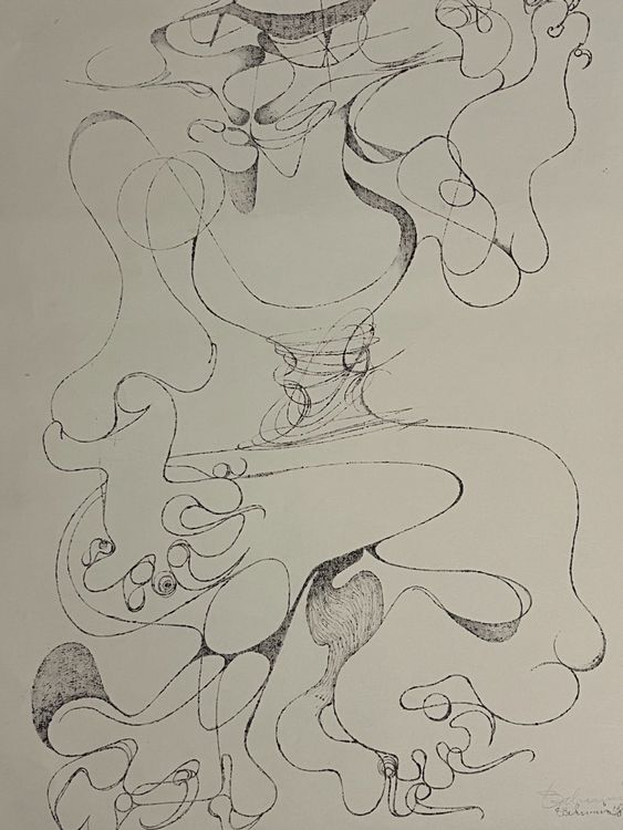 Hans Fischer  - Swiss | 1909 - 1958 l Signierte Lithograf 1