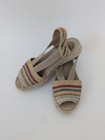 Süsse Espadrilles Sandalen Gr 38 Sommerlich bunte Riemen ☀️