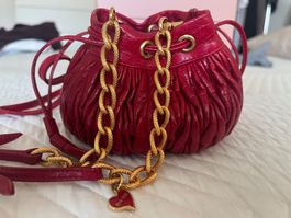 MIU MIU micro-mini-Tasche - rot - Echtleder