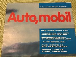 VW Audi Magazin 16 Seiten März 1991