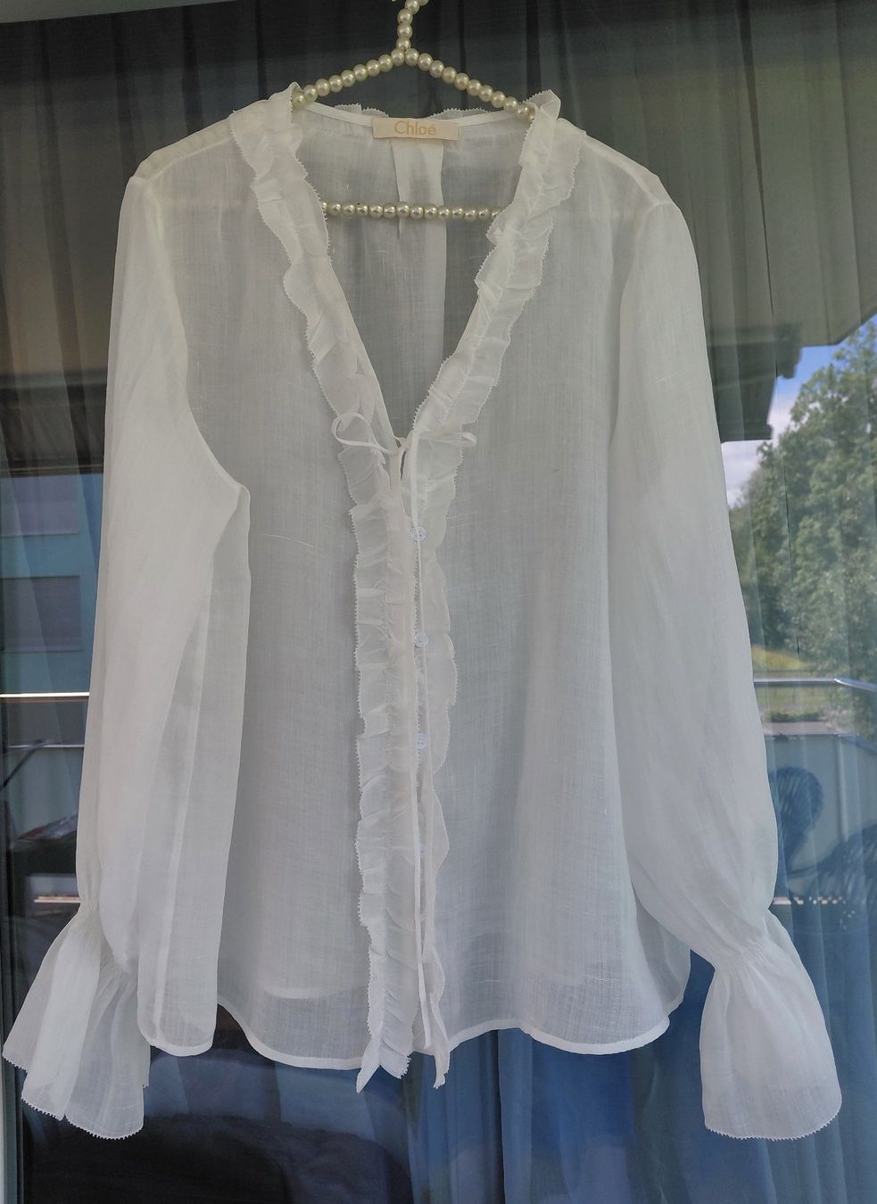 Chloé Blusen: oversize Bluse CHLOE, neuwertig, 140 Fr. – Neu (gemäss Beschreibung) aus Bülach von reguskon
