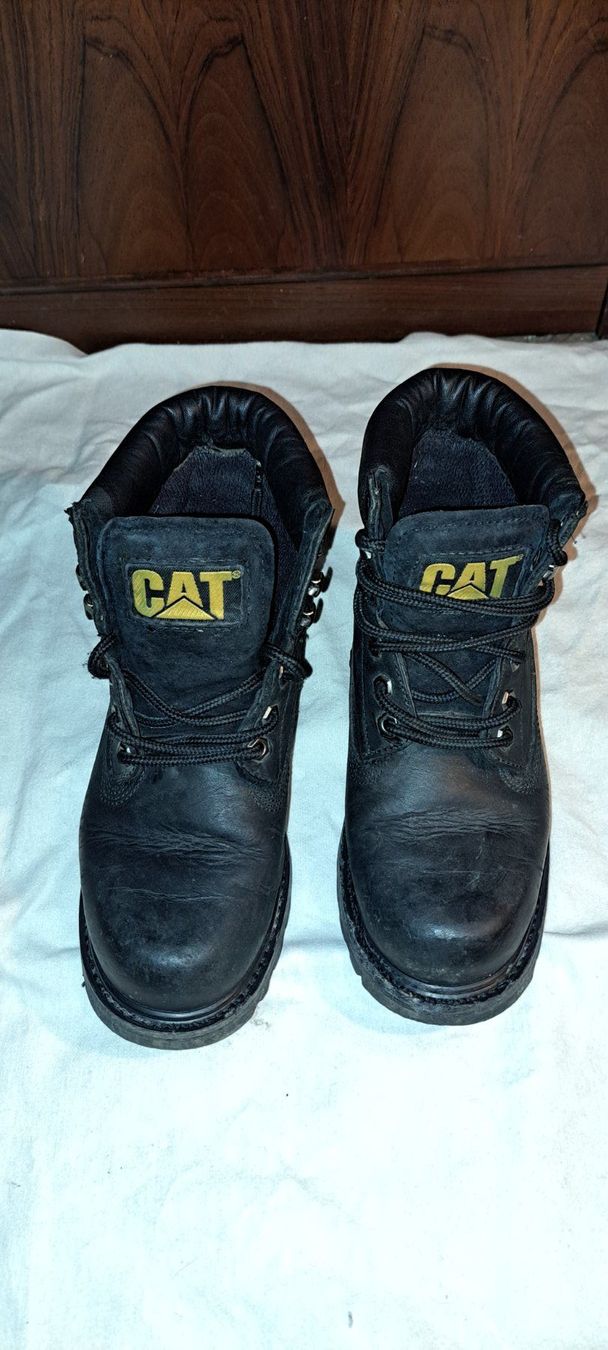 Caterpillar Scarpe da uomo: bottines caterpillar cuir noires – Usato da Genève venduto da Axelle333 2