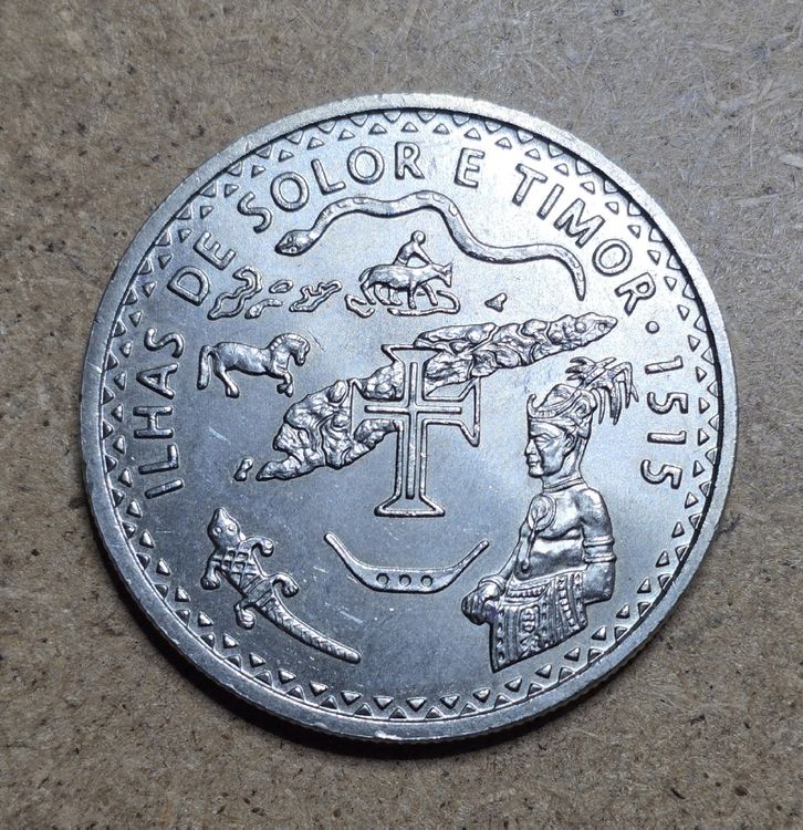 Pièce Commémorative Portugal 1926 – Hobo Nickel En Laiton Plaqué Argent 925 – Fait Main – Cadeau Original