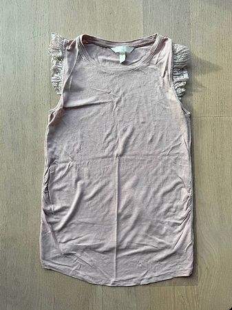 H&M Mama Spitzentop für Schwangere, rosa, Gr M