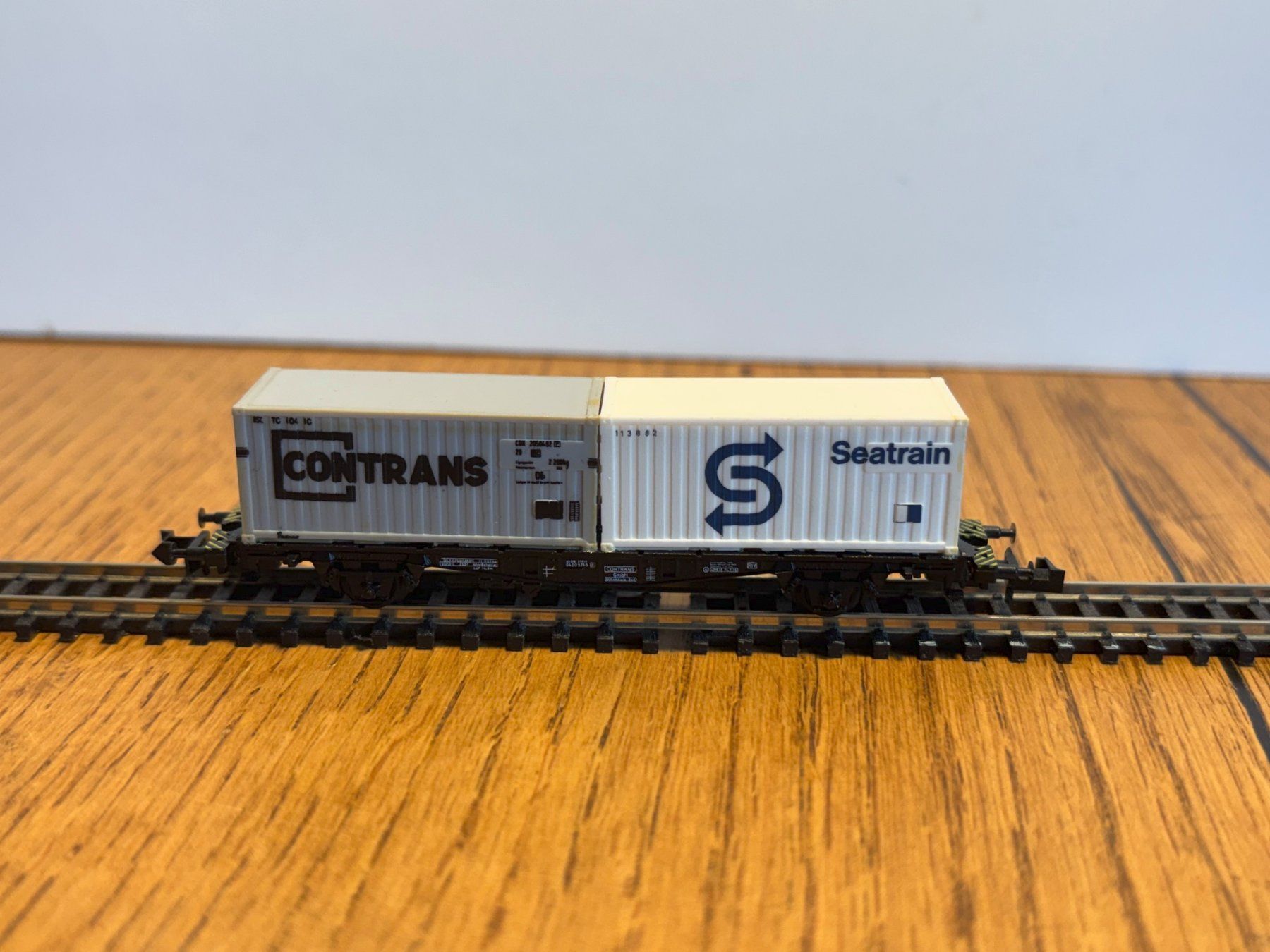 Modellini di ferrovie: M1328: Containerwagen (Spur N) – Usato da Birsfelden venduto da Birs_25 1