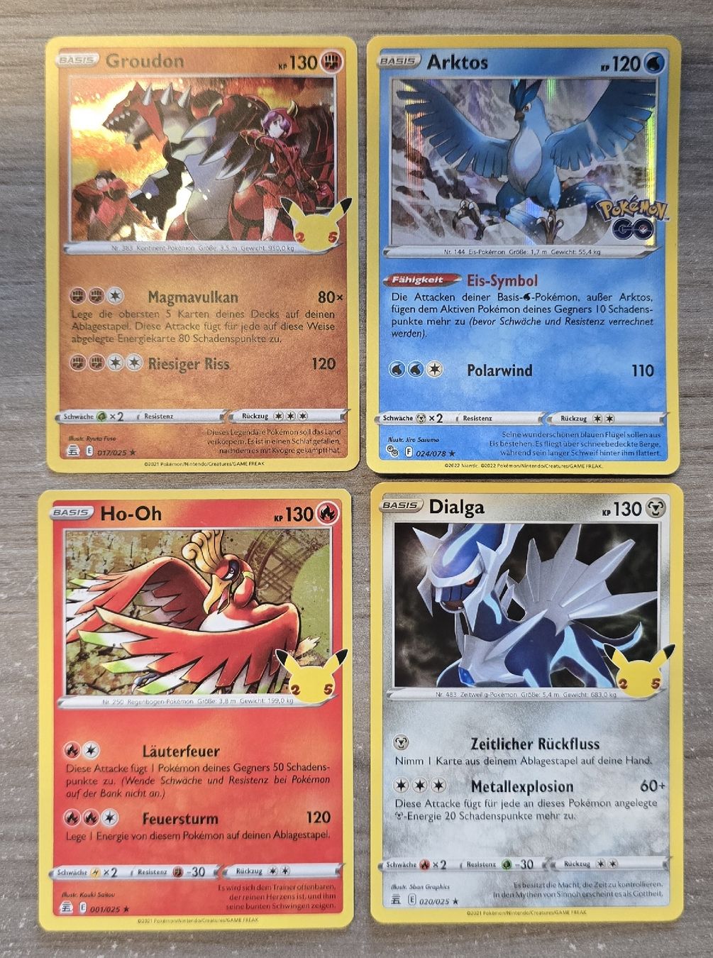 Pokémon Carte collezionabili: 4x Deutsche Holo Pokémon Karte – Nuovo (secondo la descrizione) da Kirchberg BE venduto da HotWheelsSammler