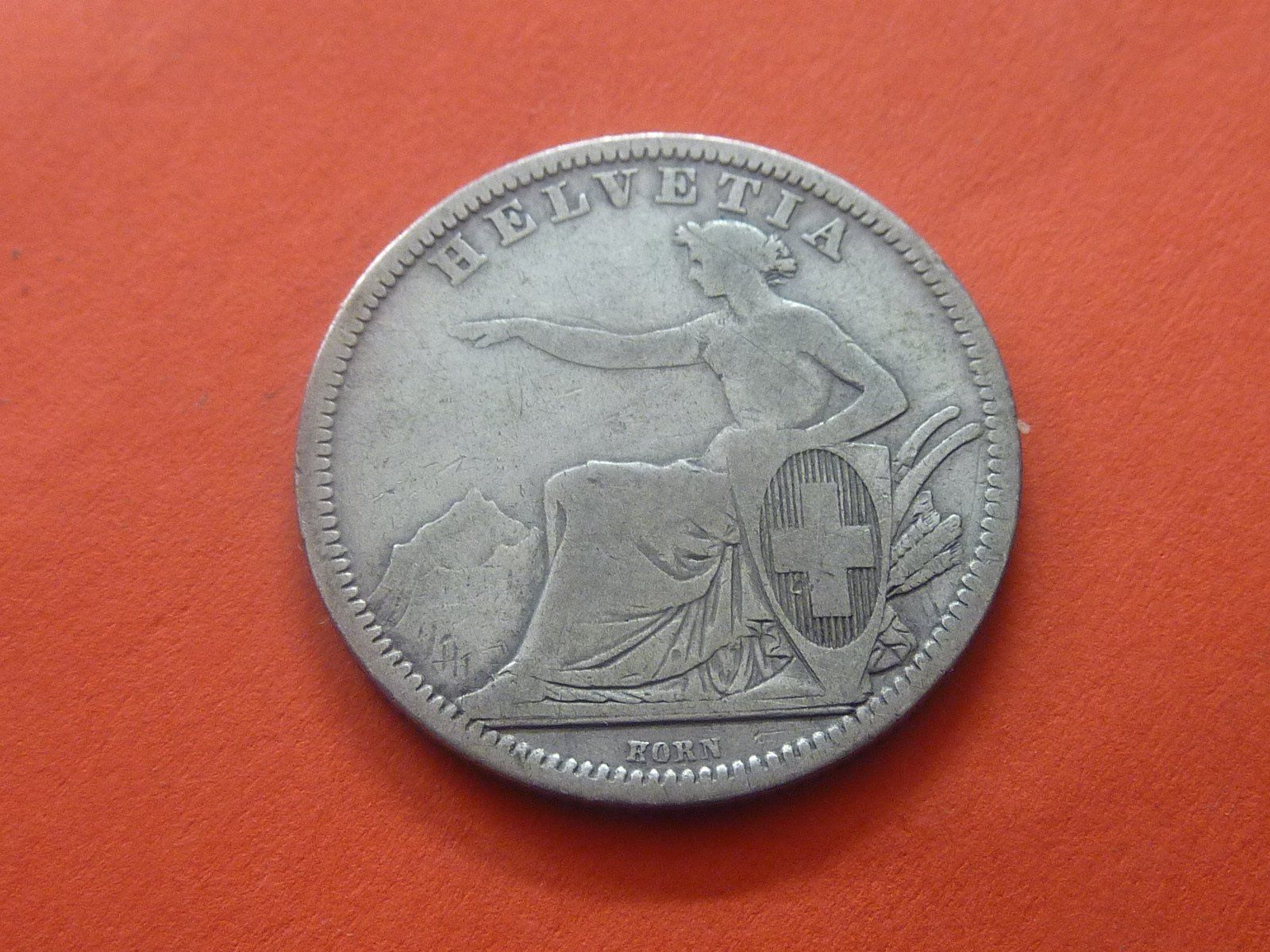 Tutti le monete: 1 Fr. 1861   -  Ungereinigt  - – Usato da Seon venduto da aee_7gpz