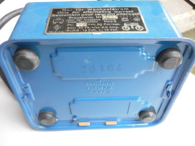 Märklin Modellini di ferrovie: Märklin Super Transformator, 220V Modelleisenbahn – Difettoso da Belp venduto da Polexli 5
