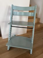 Stokke Tripp Trapp Hochstuhl hellblau gebrauchter Zustand