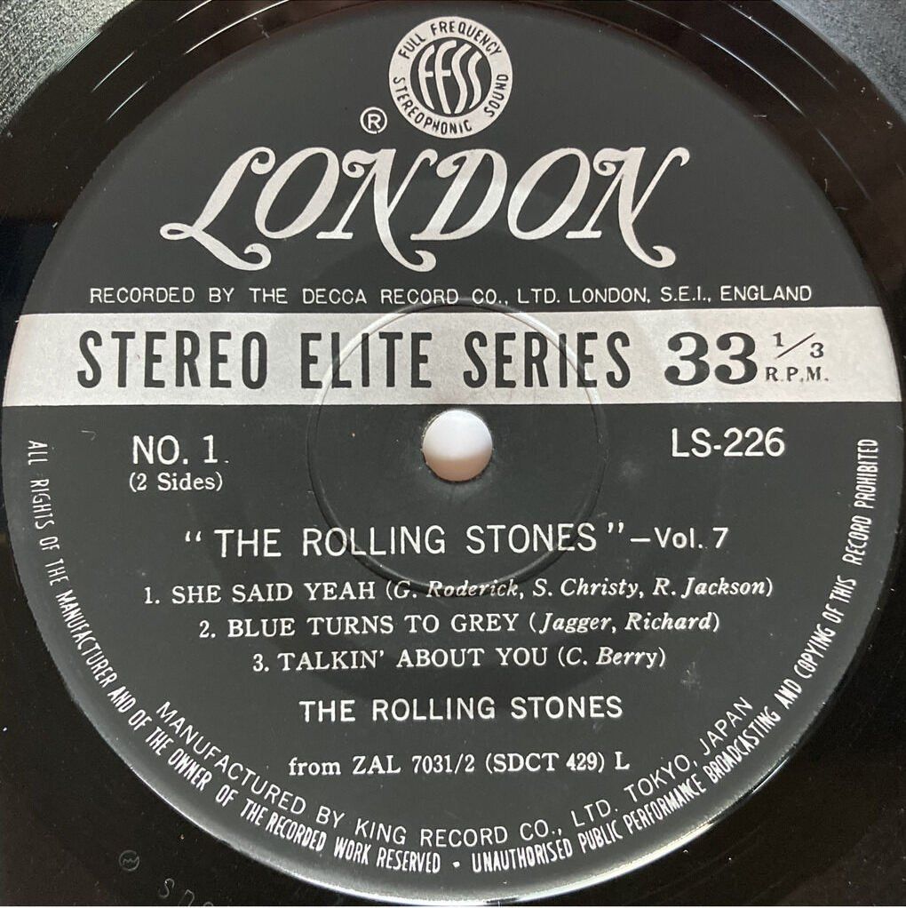Vinyles: ROLLING STONES - ROLLING STONES - VOL. 7 – D'occasion à Bottens par hotter-than-hell 2