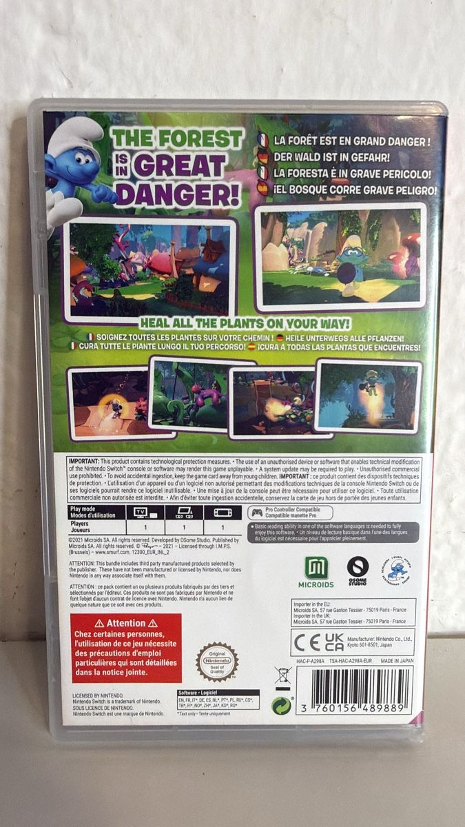Nintendo Spiele: The Smurfs Mission Vileaf - Nintendo Switch Game – Gebraucht aus Ehrendingen von bubulence 1