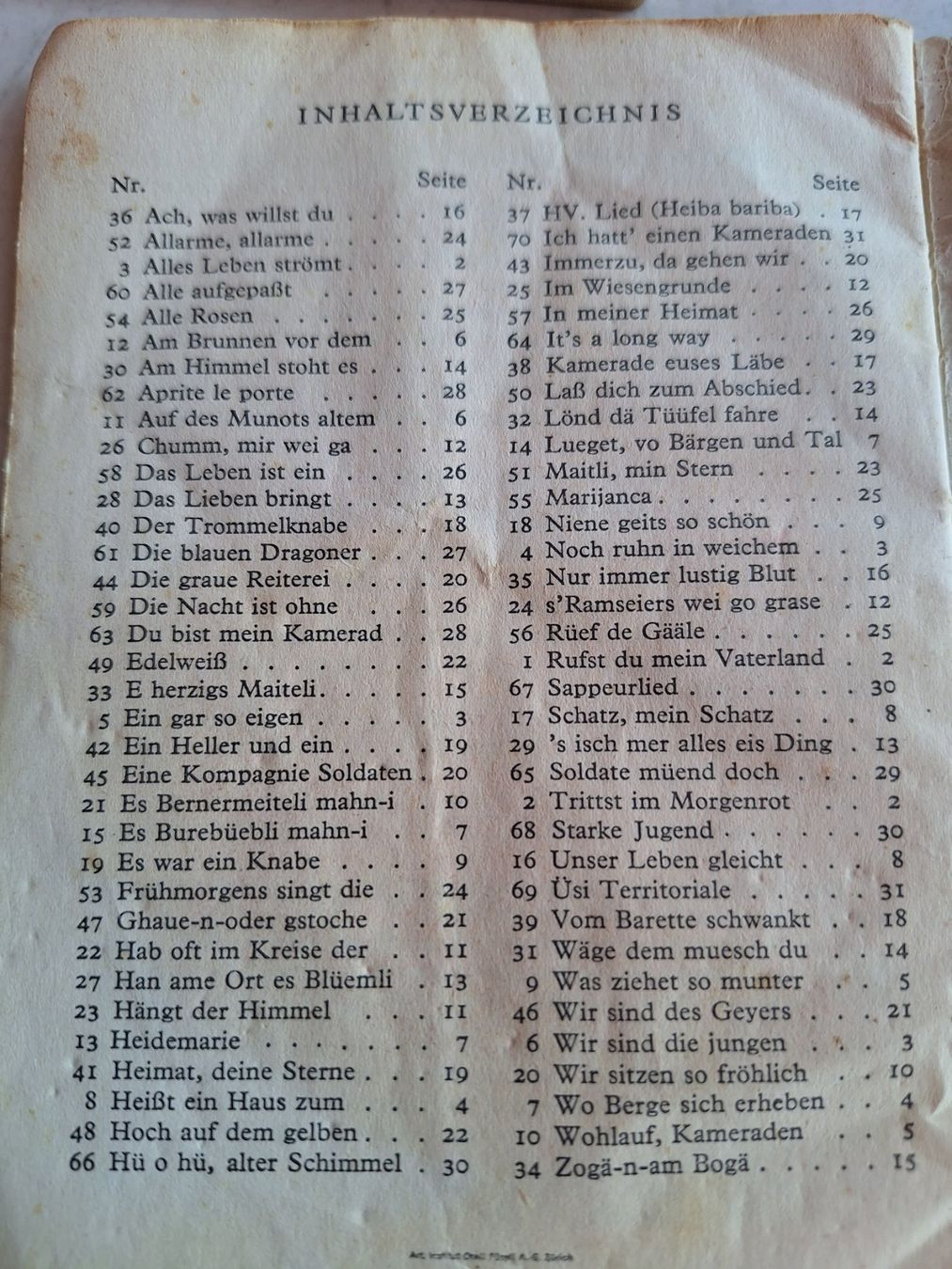 Dokumente: 2 X MILITÄRUNTERLAGEN CA 1945 – Gebraucht aus Huttwil von Kunterbuntli 4