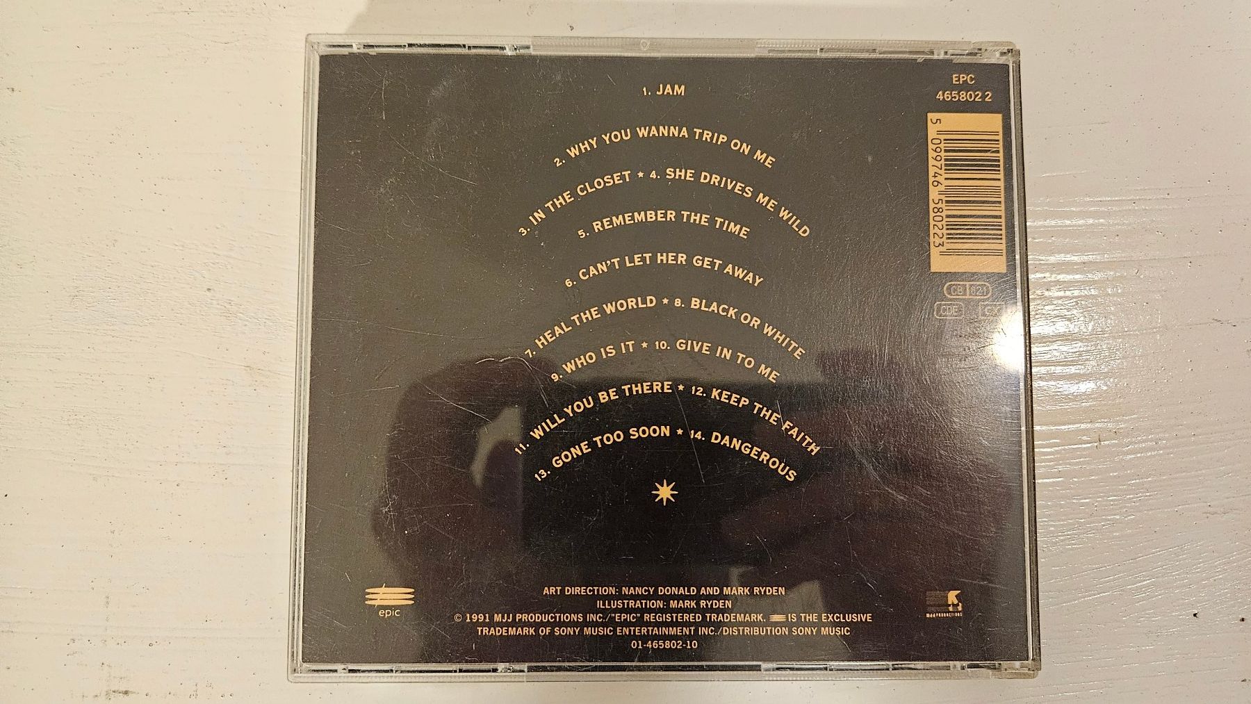 CD: CD Michael Jackson Dangerous – Usato da Männedorf venduto da egl_nfg9 1