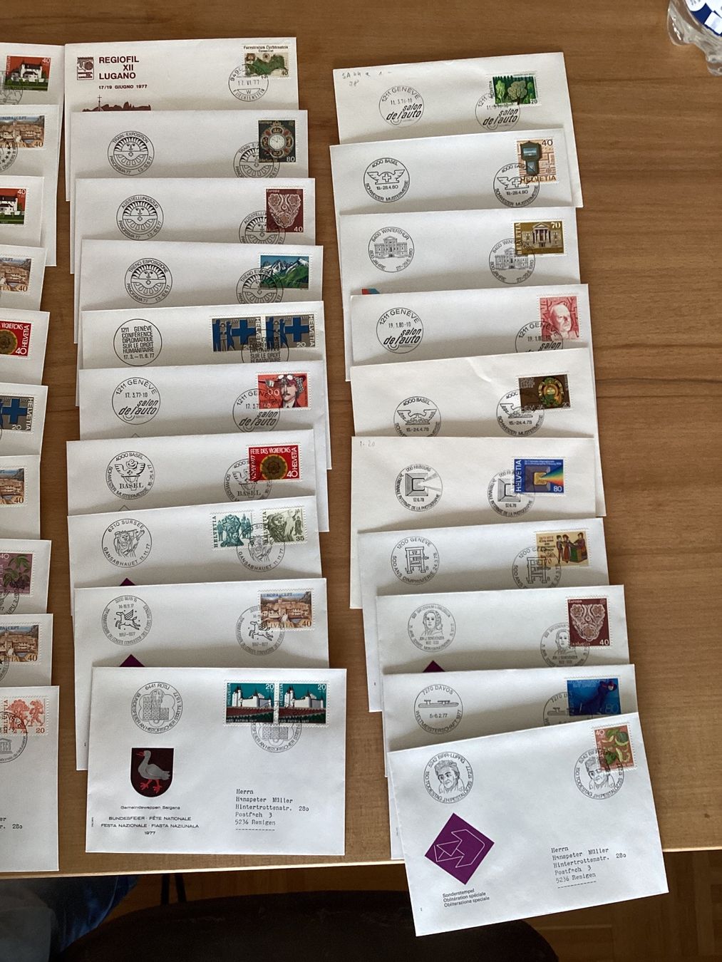 Tutti i francobolli: sonderstempel briefmarke – Usato da Reinach BL venduto da andreas_mueller 1