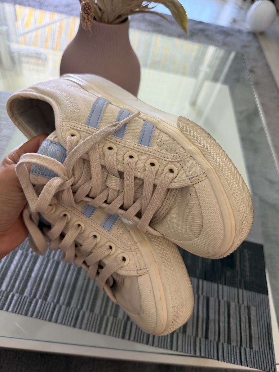 Adidas Scarpe da donna: Adidas Nizza Platform Sneaker beige hellblau Grösse 38 – Nuovo (secondo la descrizione) da Luzern venduto da Lorena.haj 4