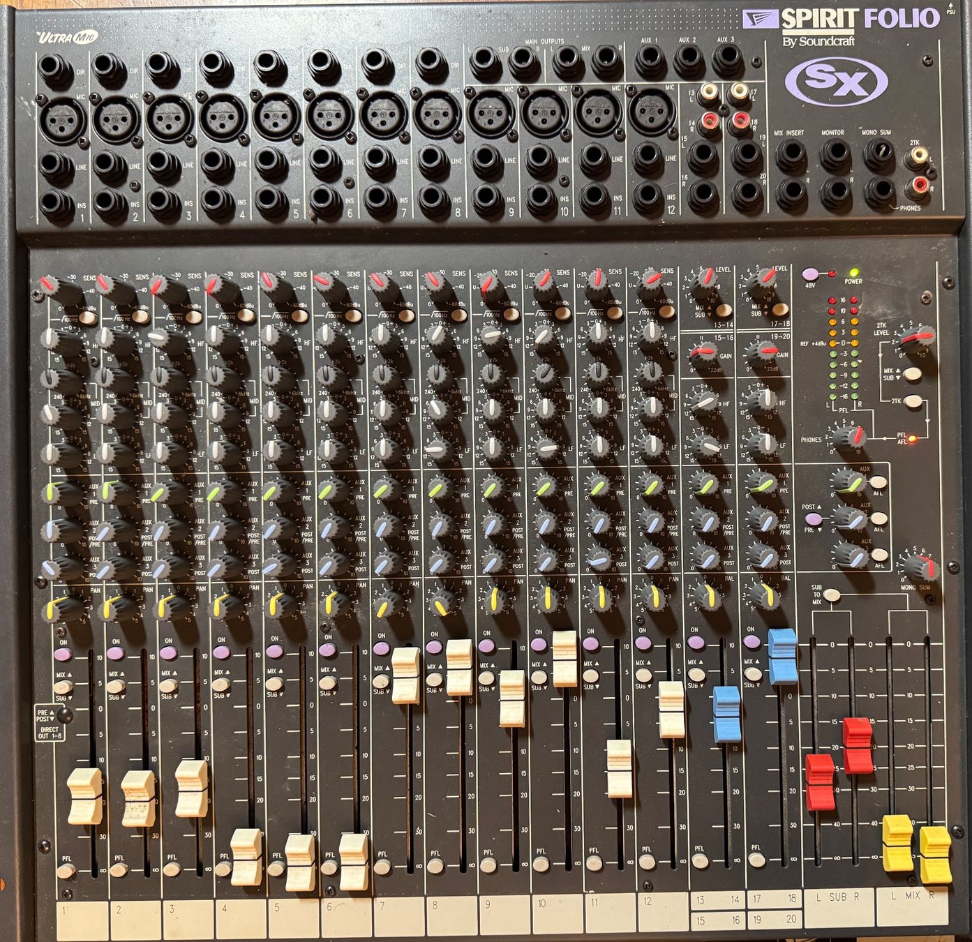 Console di mixaggio: Mischpult - Soundcraft Folio SX – Usato da Dornach venduto da shaker11