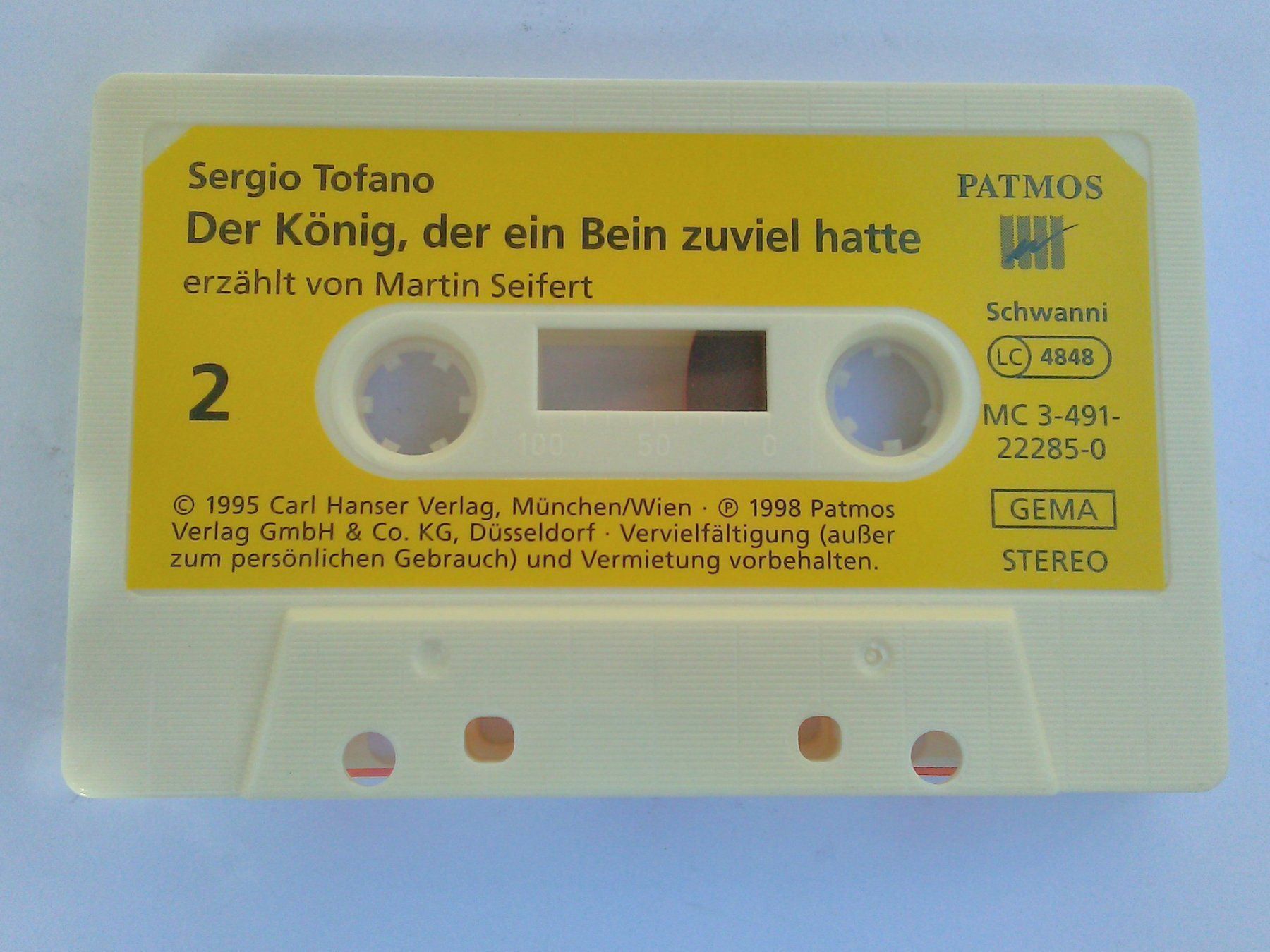 Musicassette: Der König der ein Bein zuviel hatte – Usato da St.Galllen venduto da elkaphone 4