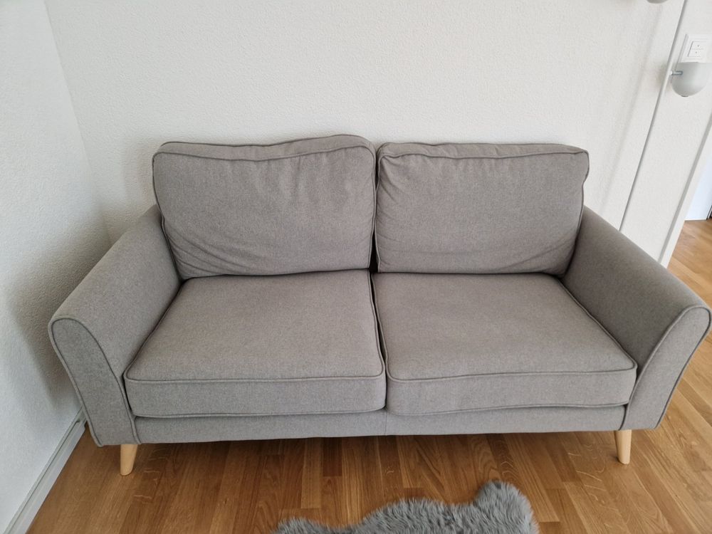 2er Sofa hellgrau Kaufen auf Ricardo