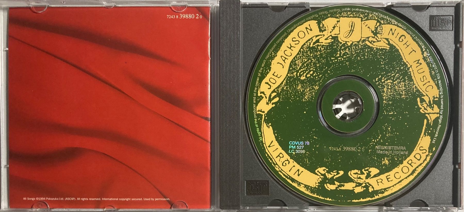 CD: JOE JACKSON - NIGHT MUSIC – Usato da Poliez-Pittet venduto da Newtown-Records 2