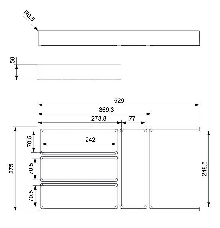 Supporti a parete: Ninka Besteckeinsatz Connect Universal – Usato da Ennetbaden venduto da dom_5nlb 1