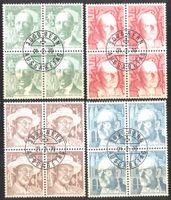 1979  Porträtmarken VI   4 - Block   gestempelt   Ersttag