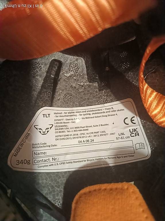 Caschi: Dynafit TLT Helm L/XL – Usato da Rotkreuz venduto da Kuenti1 3