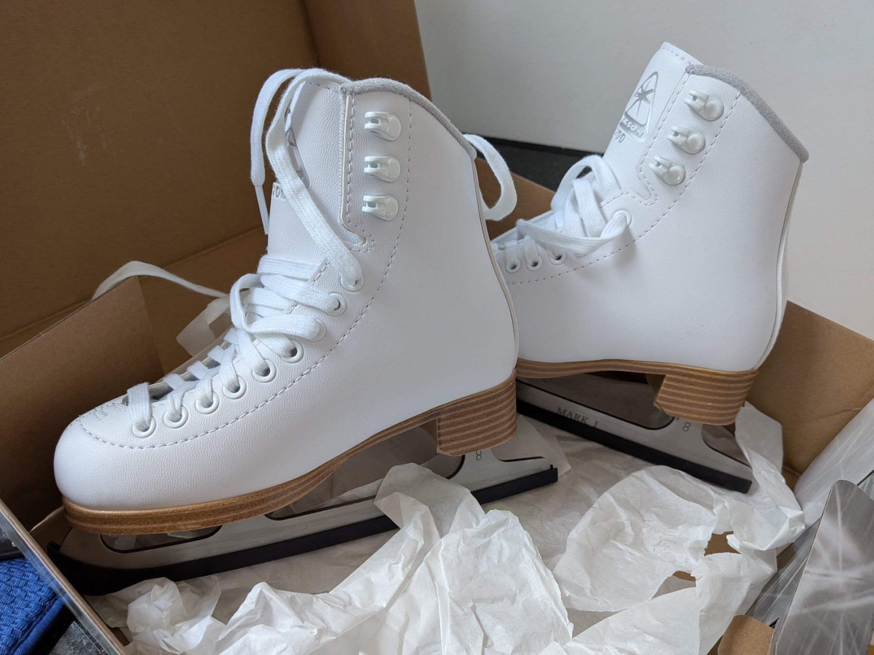 Pattini da ghiaccio: Schlittschuhe kinder Weiss – Usato da Zürich venduto da jdu_lk6f