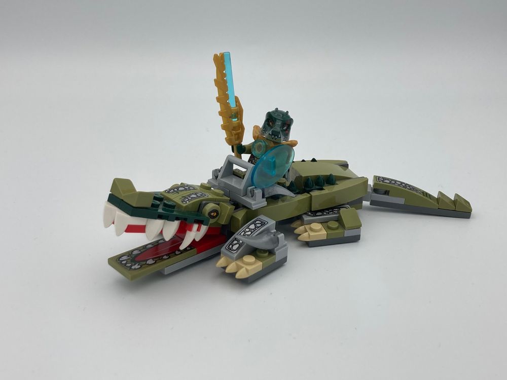 Lego Jouets: Lego Chima 4 berittene Tiere(Wolf, Gorilla, Adler, Krokodil) – D'occasion à Obersteckholz par Uhren_Haendler 5