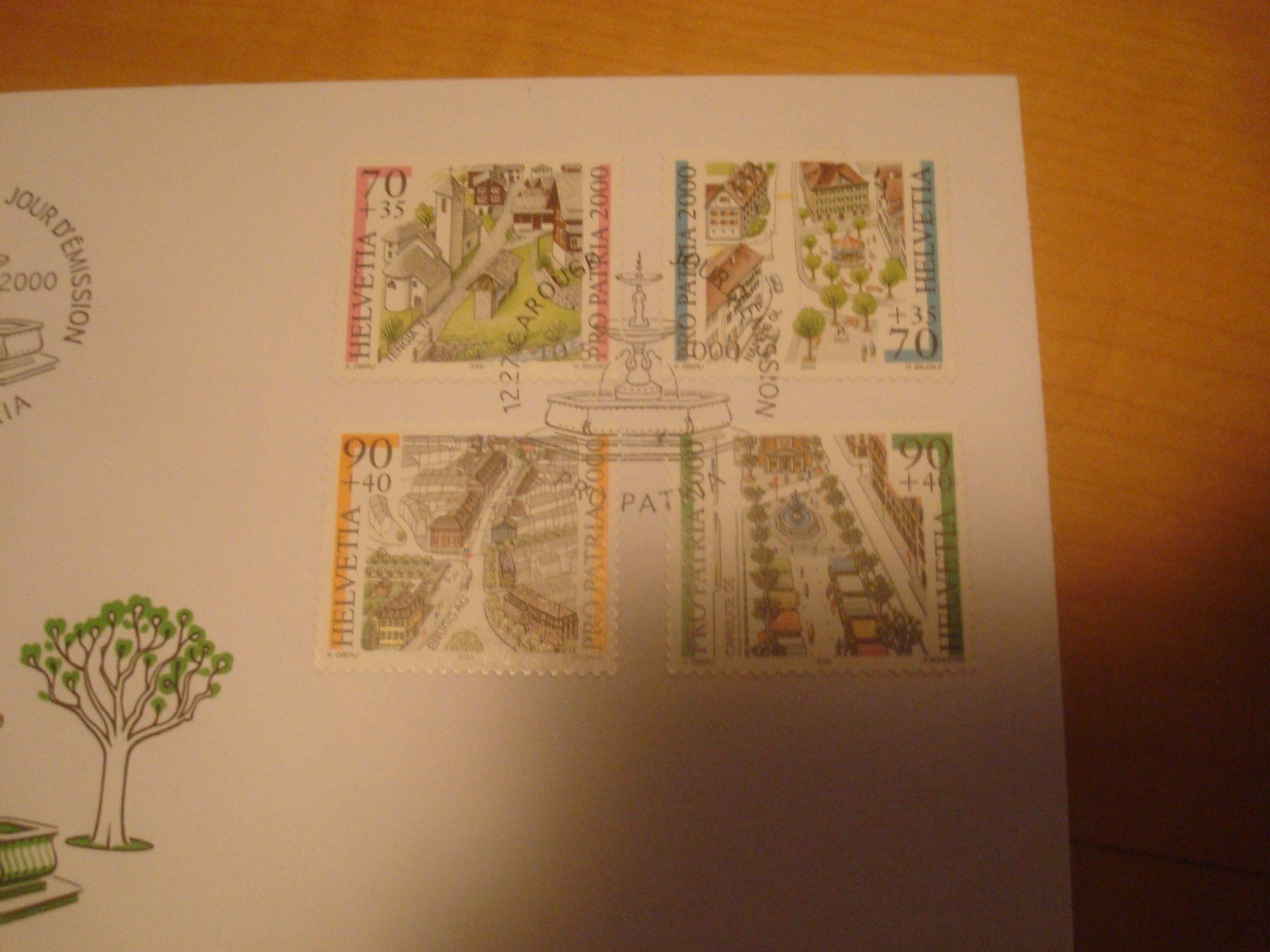 Tutti i francobolli: PP 2000 FDC Serie NUR 75 RP – Usato da Gordola venduto da Polentaefung 1