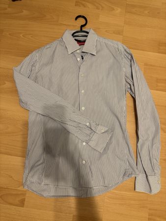 Chemise rayures bleues