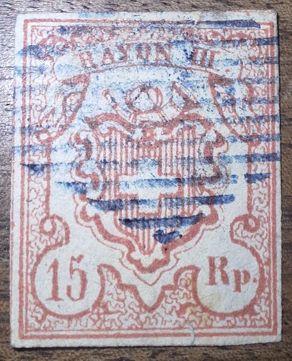 Tutti i francobolli: Rayon Nr. 20 Typ 3 OR - II  – Usato da Balgach venduto da SIMEON27