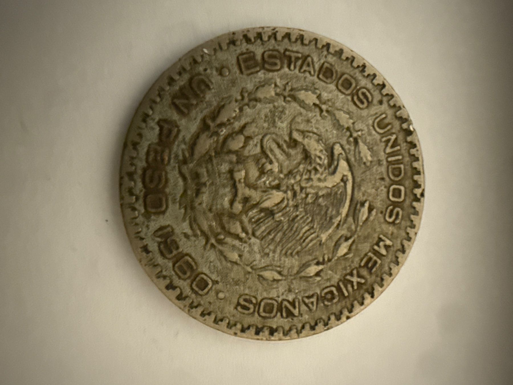 Tutti le monete: Un Peso 1960 Silbermünze – Usato da Derendingen venduto da iven70