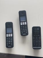 3x Philips & Alcatel Schnurlostelefone ungetestet 