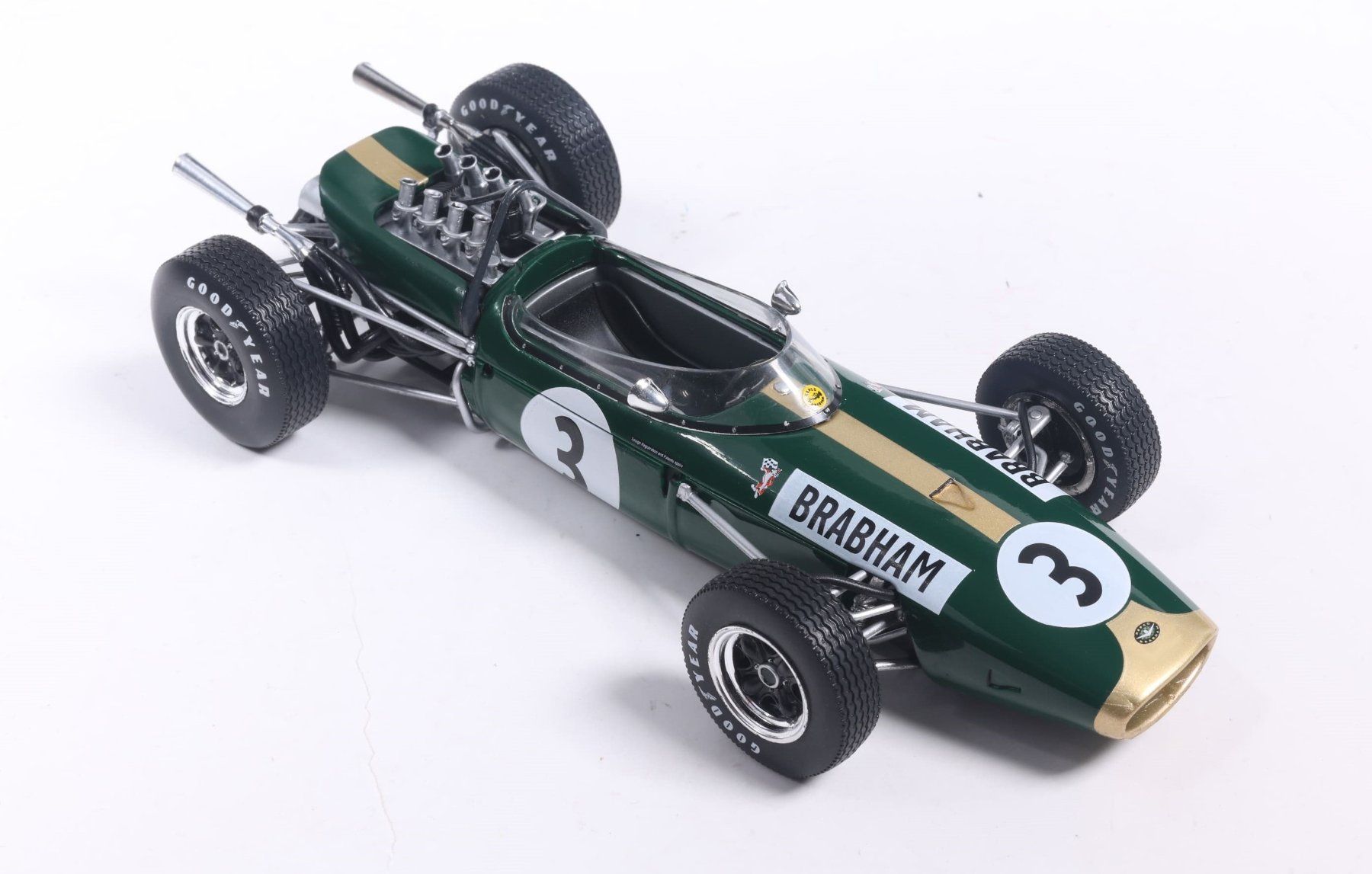 Kit di modellismo & Modellini statici: Brabham BT19 Jack Brabham 1966.Modell im Maßstab 1:24 – Nuovo e nell'imballaggio originale da Chiasso venduto da R.e.g.59