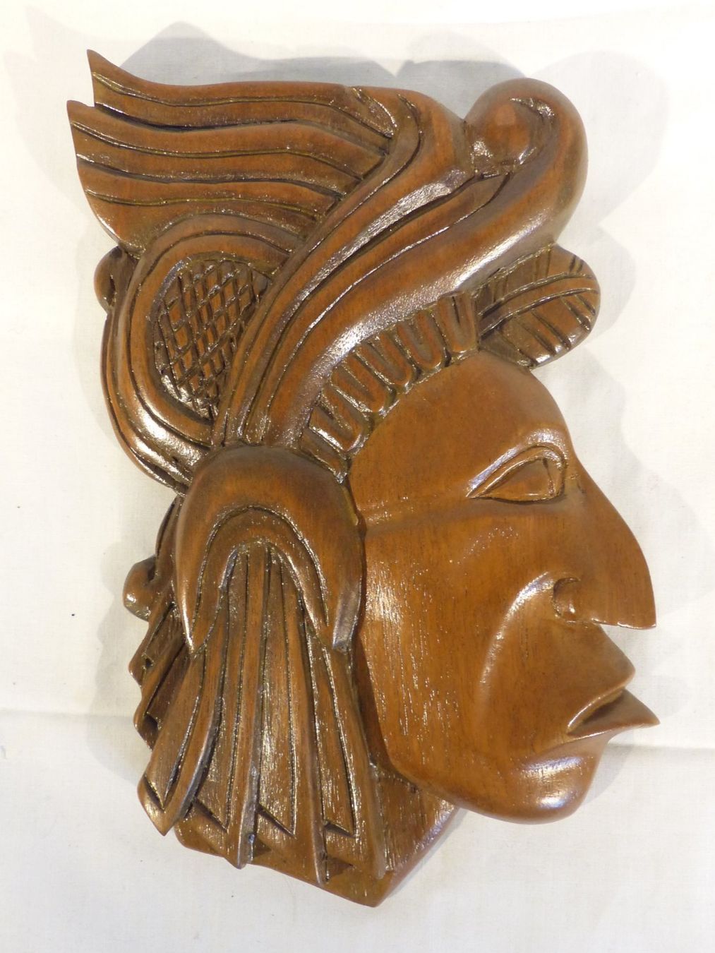 Foto & Immagini: 2  Maya-Indio Profil-Reliefwandbild – Nuovo (secondo la descrizione) da Zürich venduto da botschinski 1