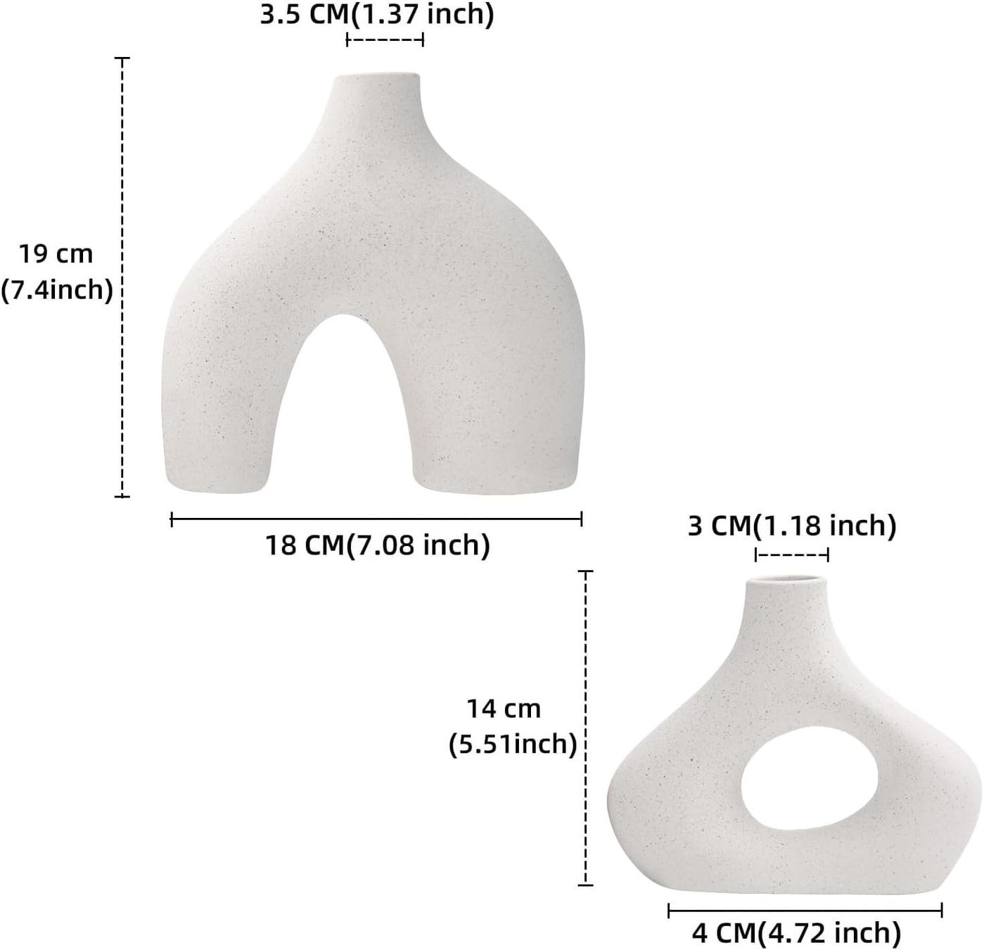 Vase & Récipients: Beige Keramikvase 2er-Set – Neuf avec emballage d'origine à Nuglar par SaleRitter 1