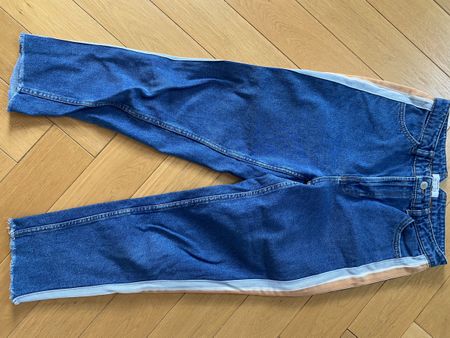 Jeans avec rayures latérales, 38, Bershka