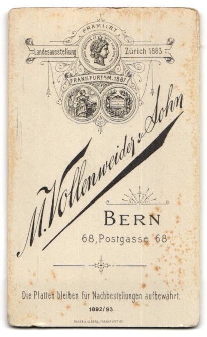 Fotografie &  Plakate: Fotografie M. Vollenweider, Bern, Postga – Gebraucht aus Berlin von bartko-reher 1