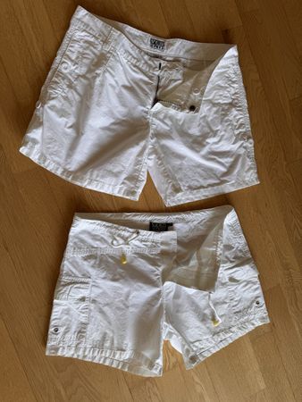4 Damen Shorts weiss Grösse 36/38 neuwertig