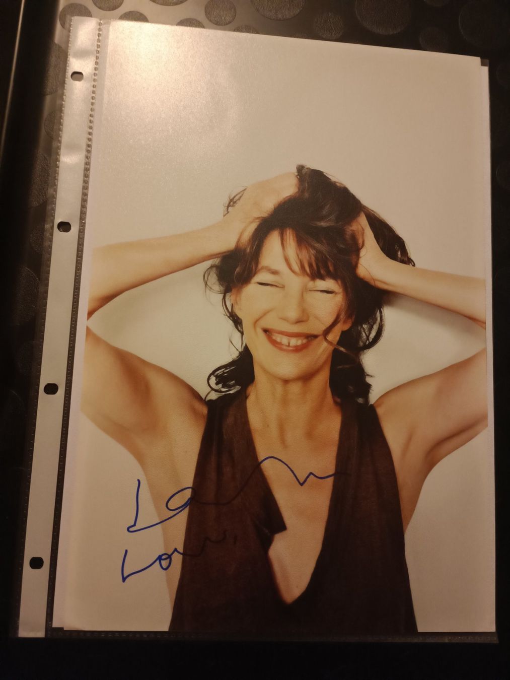 Autogramme: Jane Birkin - 20x30cm - persönlich gesammelt – Gebraucht aus Menziken von Artographs