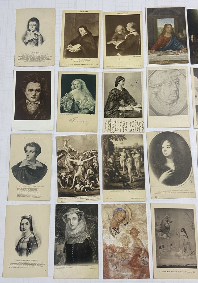 Cartes postales: 280 Cartes postales anciennes Tableaux Alte Ansichtskarten – D'occasion à Basel par ste_rth9 3
