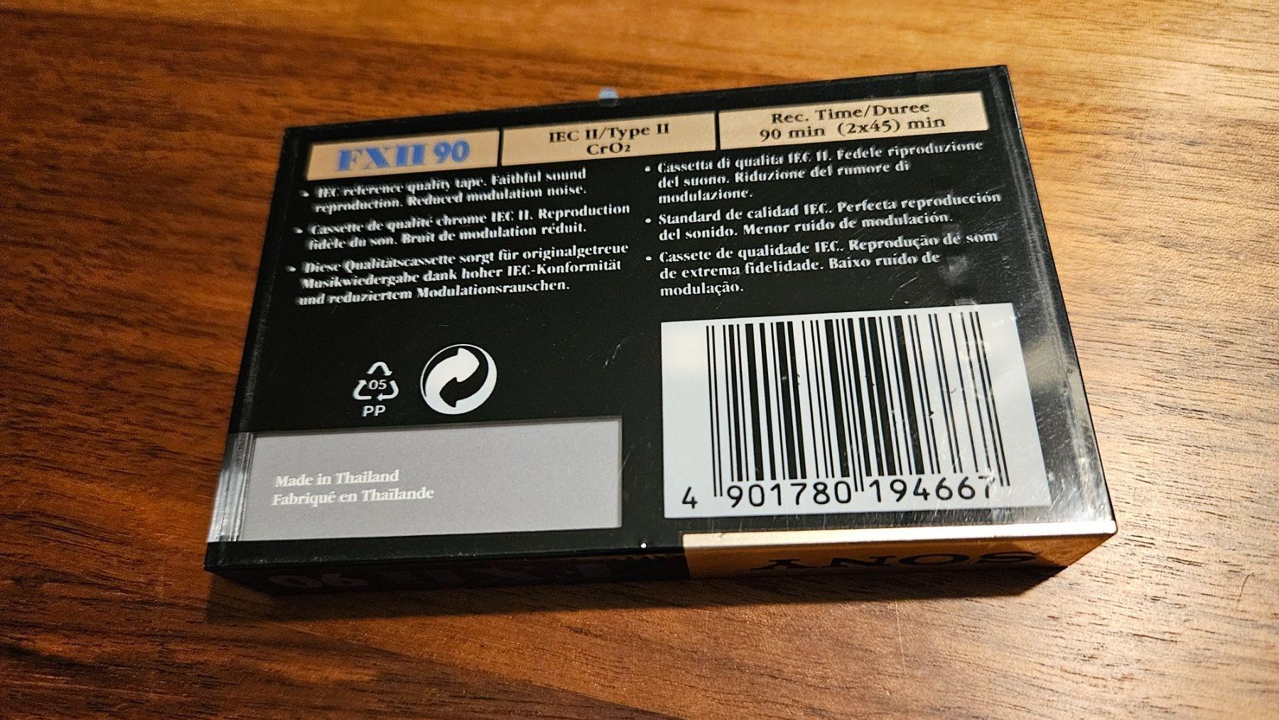 Musicassette: Originalverpackte Sony FX II 90 Kassette, neu & versiegelt – Nuovo e nell'imballaggio originale da Untervaz venduto da FullFlap777 1